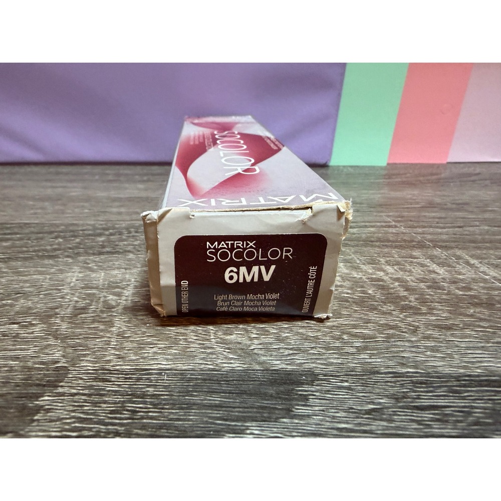 Matrix SoColor Blended Permanent Cream Haircolor 6MV Light Brown Mocha